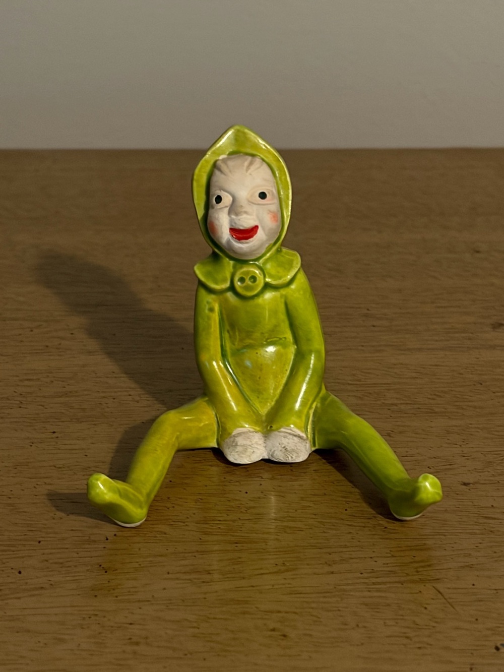Vtg Pixie Potters Millesan Drews Elf Sprite Figurine Kitschy MCM Green Retro